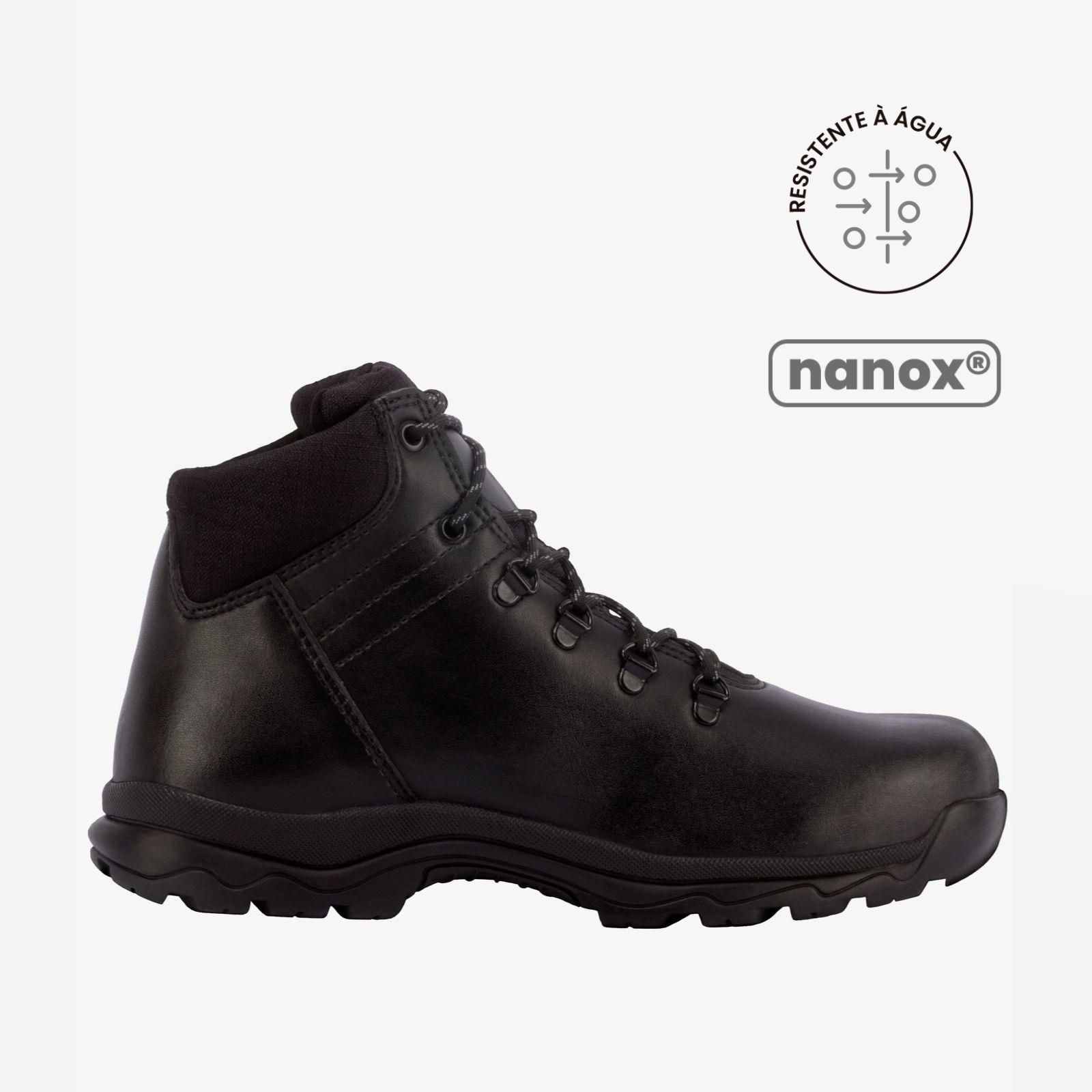 Bota Santiago Preta — Nanox — Resistente à Água