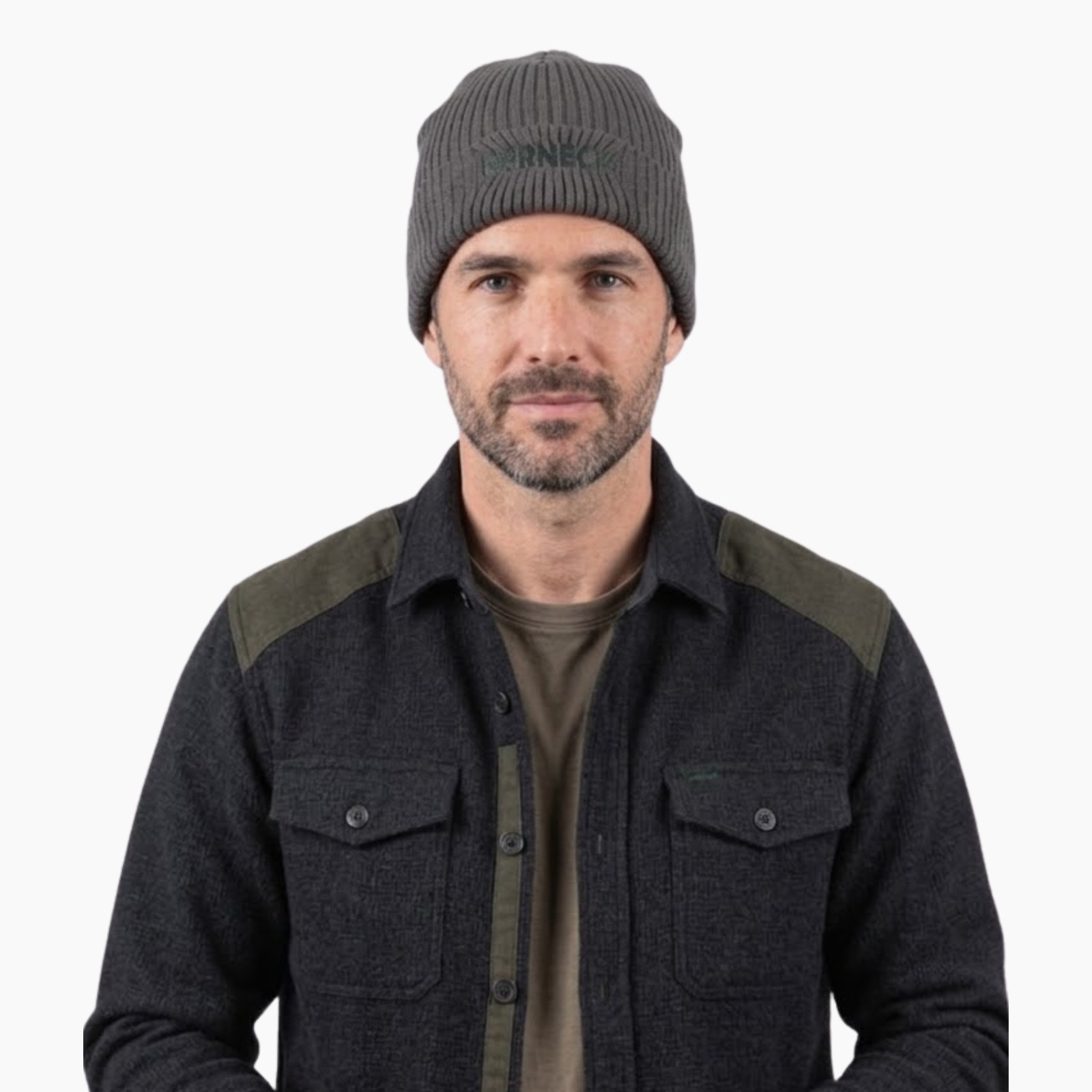 Touca de Lã Berneck - Cinza Musgo